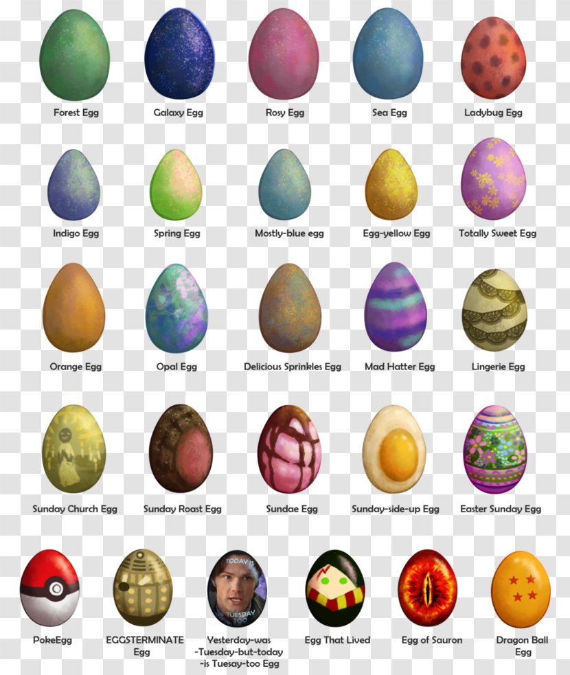 Easter Egg Font - Hunt Flyer Transparent PNG