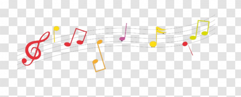 Musical Note - Flower - Cartoon Flying Liner Notes Transparent PNG