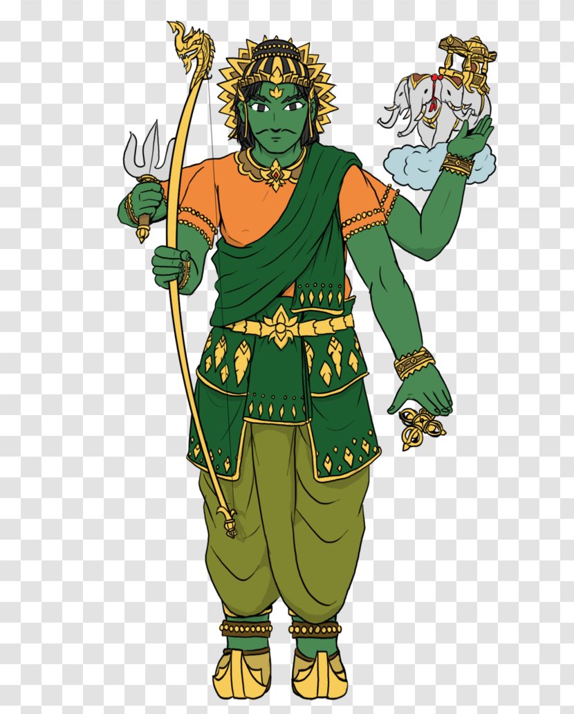 Costume Design Cartoon Tree - Mythical Creature - Indra Transparent PNG