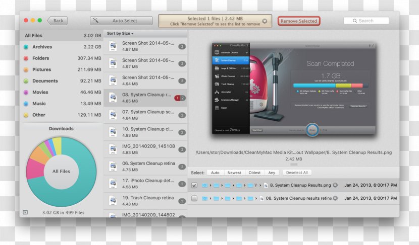 Computer Software CleanMyMac MacOS Program MacPaw - Product Key - Gemini Transparent PNG