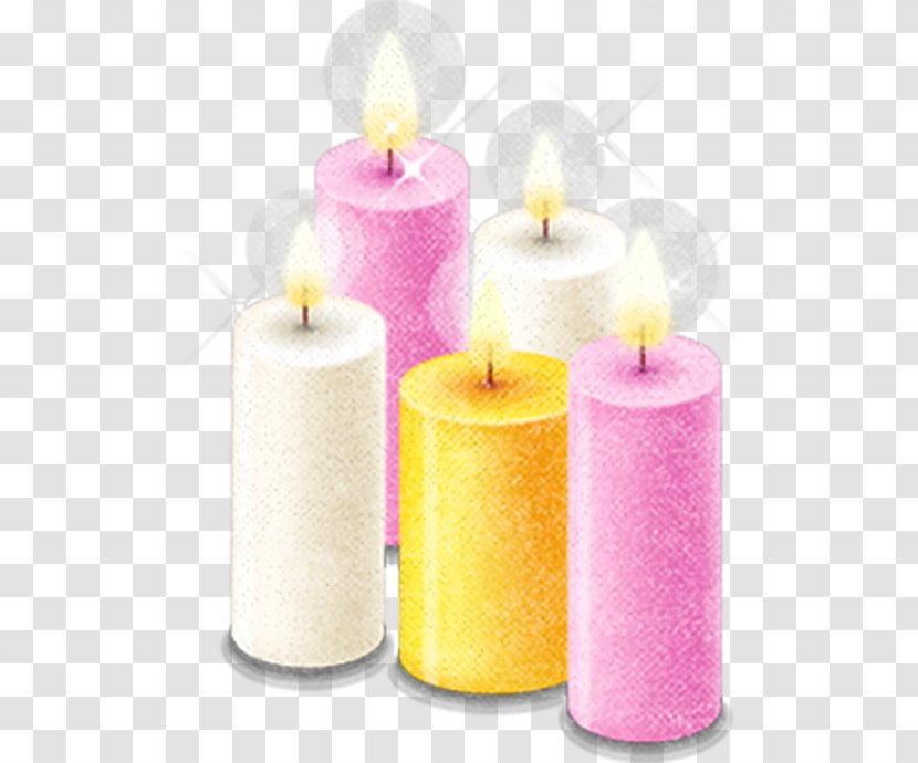 Valentines Day Love Candle - Flameless - Color Candles Transparent PNG