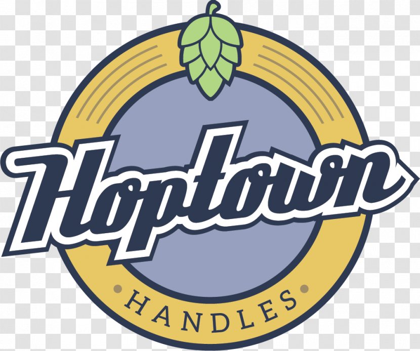 Logo Hoptown Handles Brand Beer - Craft - Chalk Transparent PNG