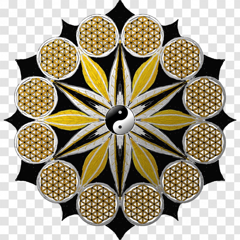 Symmetry Metal Pattern - Yin Yang Transparent PNG