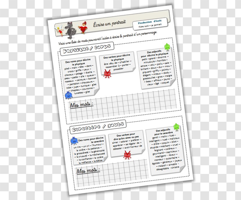 Text Writing Portrait Français Langue étrangère Paper - Debutant Transparent PNG