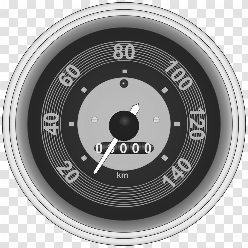 Car Speedometer Tachometer Clip Art - Sticker Transparent PNG