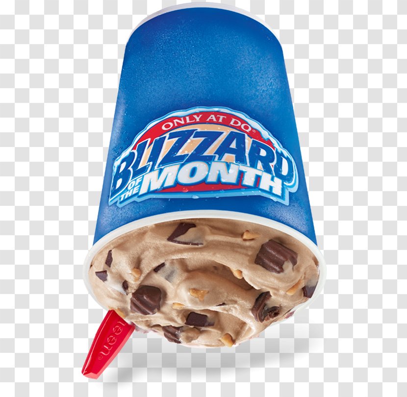 Chocolate Truffle Brownie Chip Cookie Sundae Dairy Queen - Restaurant - Blizzard Transparent PNG