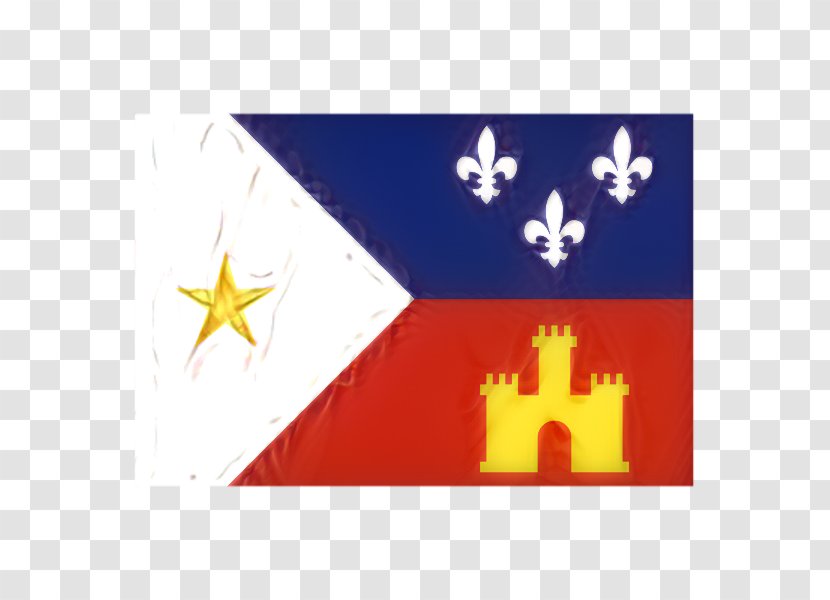 Flag Cartoon - Of Acadia - Rectangle History The Acadians Transparent PNG