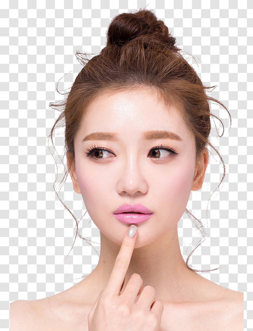 Lipstick Make-up Artist Cosmetics - Flower - Korean Girls Makeup Transparent PNG
