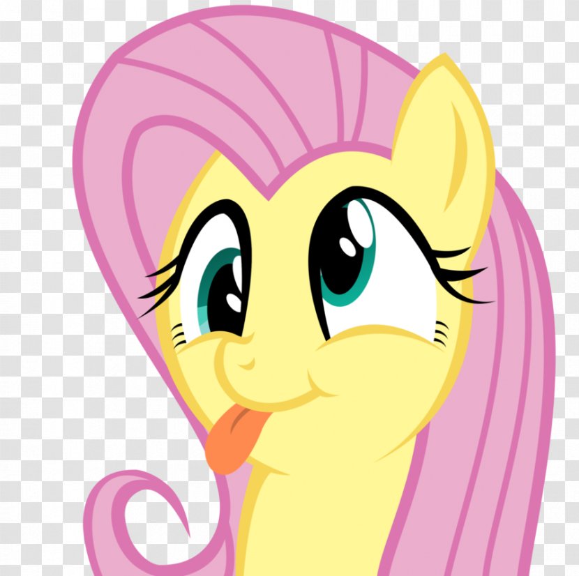 Pinkie Pie Fluttershy My Little Pony Face - Silhouette Transparent PNG