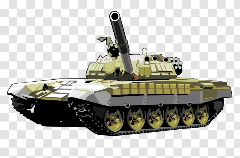 Tank Clip Art - Armoured Fighting Vehicle - T72 Image Armored Transparent PNG