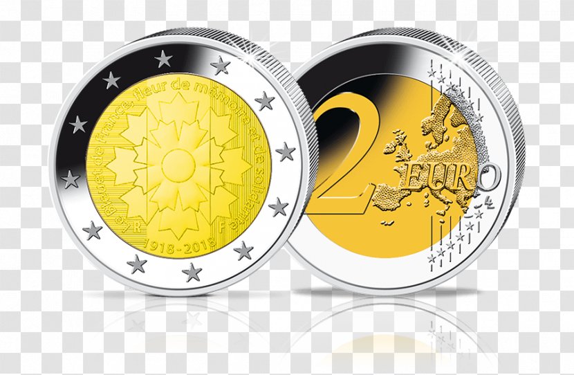 Euro Coins 2 Commemorative Coin Transparent PNG