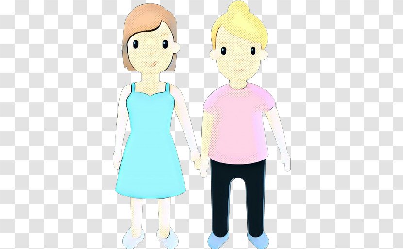 Holding Hands - Animated Cartoon - Smile Transparent PNG