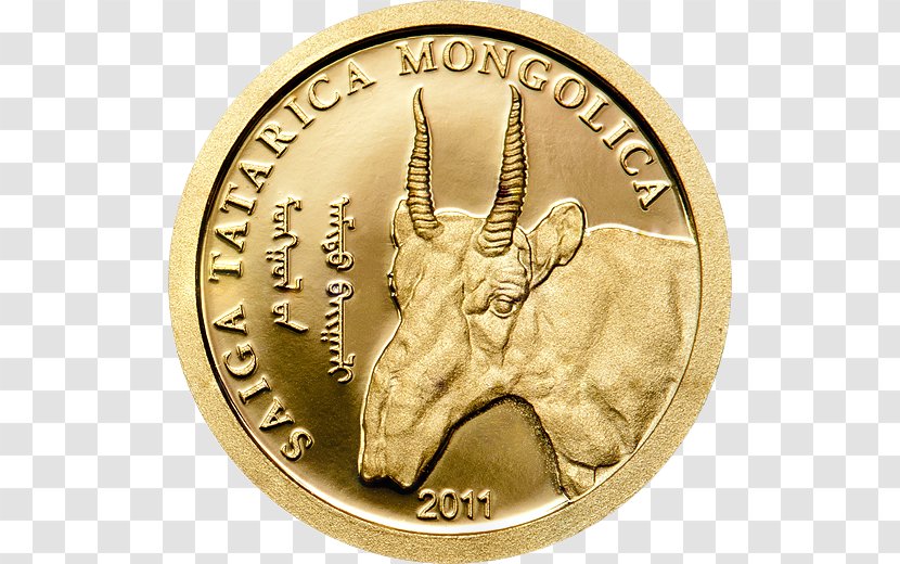 Mongolia Antelope Roman Imperial Coinage Gold - Coin Transparent PNG
