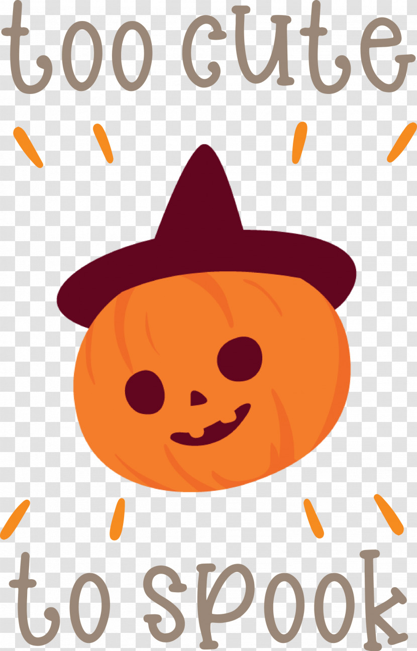 Halloween Too Cute To Spook Spook Transparent PNG