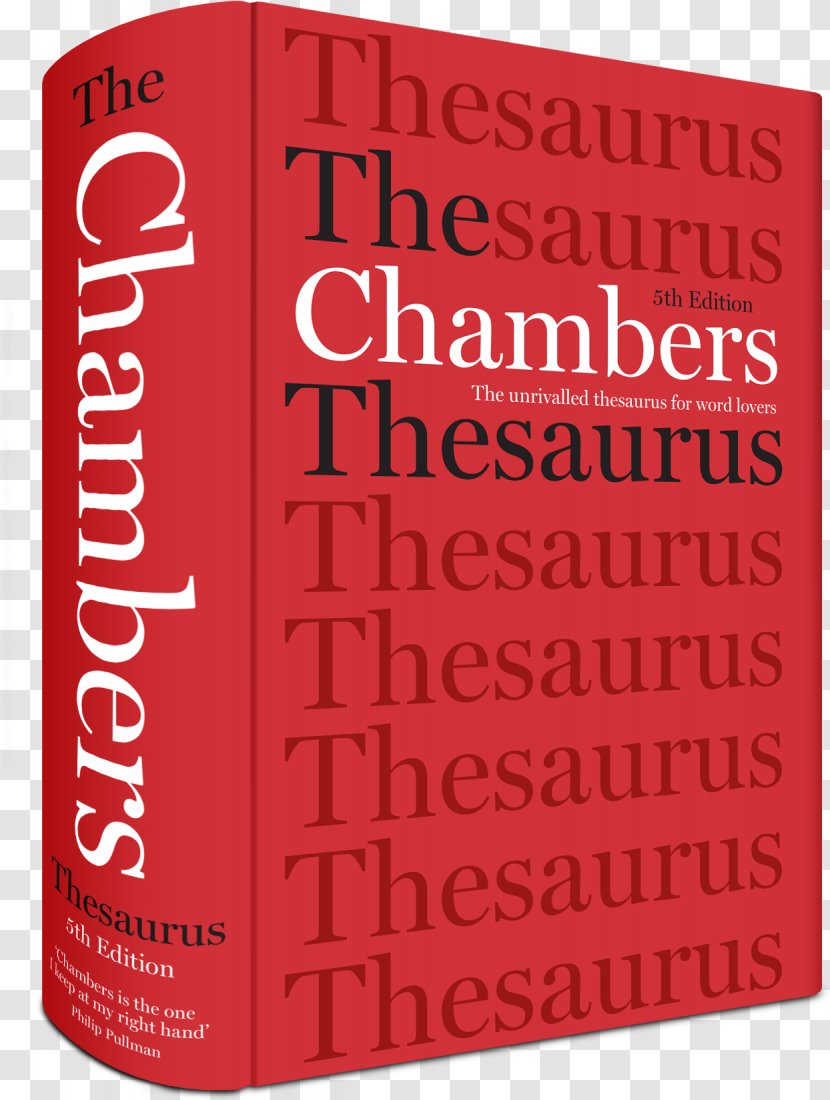 The Chambers Thesaurus Dictionary Door - Text Transparent PNG