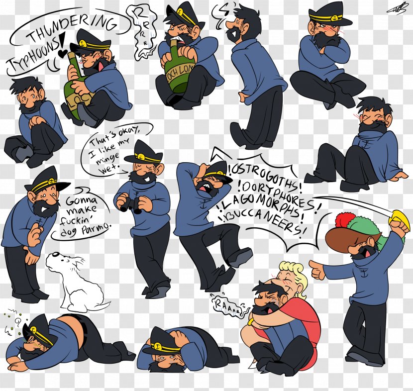 Captain Haddock DeviantArt Artist - Art - Medication Transparent PNG