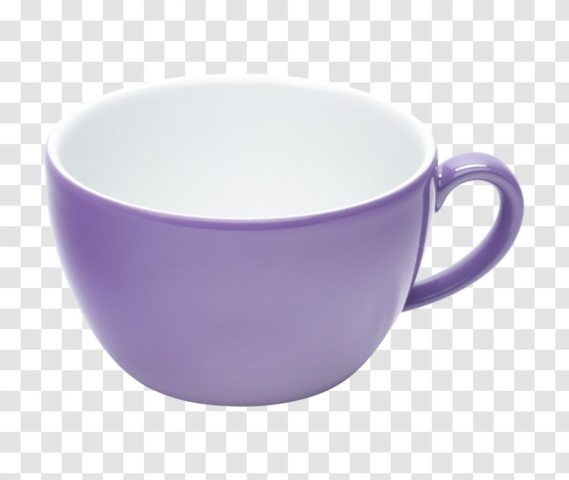 Coffee Cup Cappuccino Teacup Mug Violet - Serveware Transparent PNG