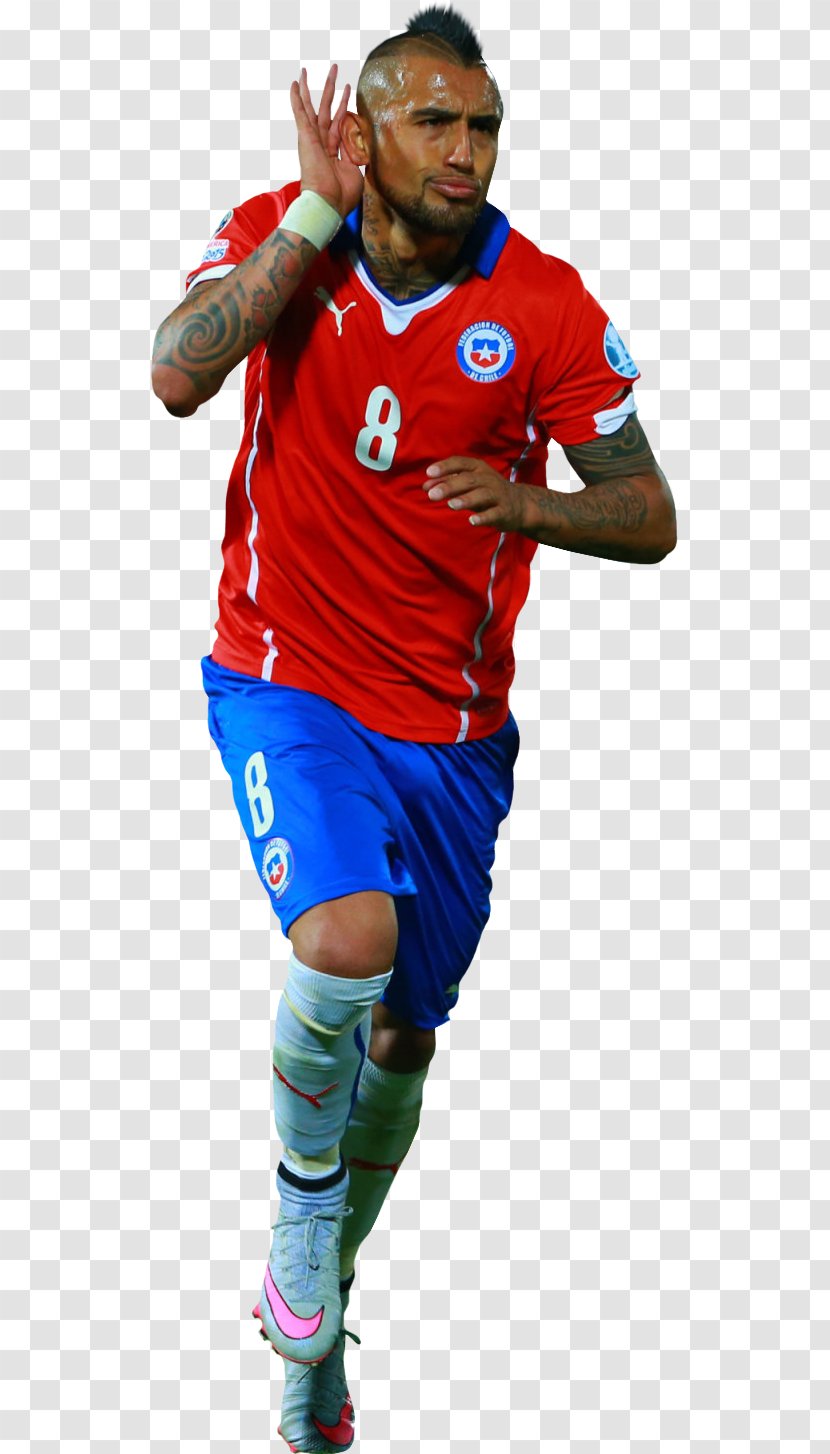 Arturo Vidal Chile National Football Team FC Barcelona Rendering - Sports Equipment - Sleeve Transparent PNG