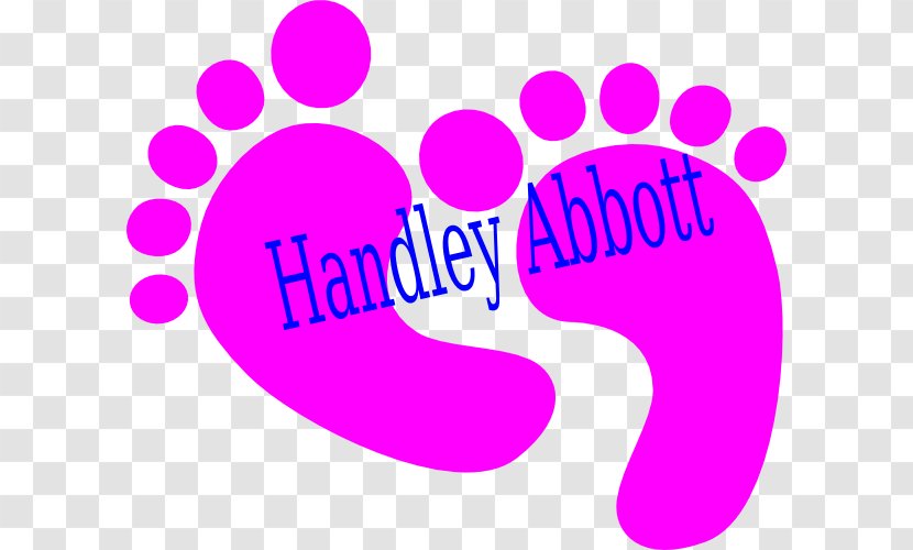 Footprint Infant Clip Art - Love - Baby Foot Transparent PNG