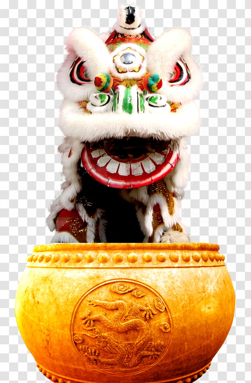 Lion Dance Chinese New Year - Christmas Ornament Transparent PNG