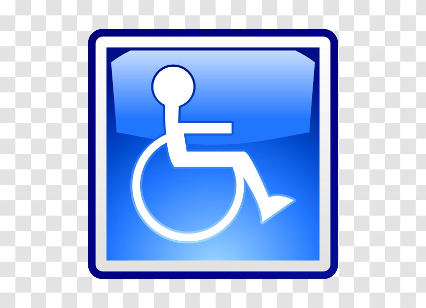 Accessibility International Symbol Of Access Disability Disabled Parking Permit ADA Signs - Wheelchair Transparent PNG