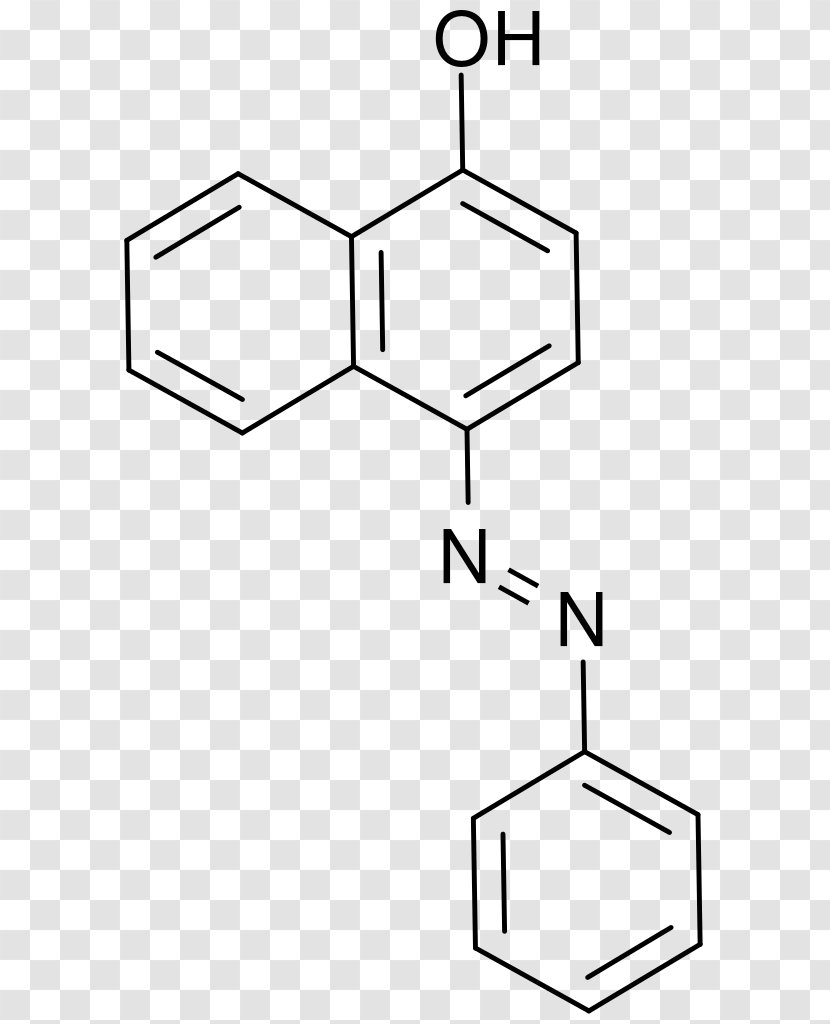 2-Naphthol 1-Naphthol Azo Compound 4-Hydroxyazobenzene Organic - Black And White - 1naphthol Transparent PNG