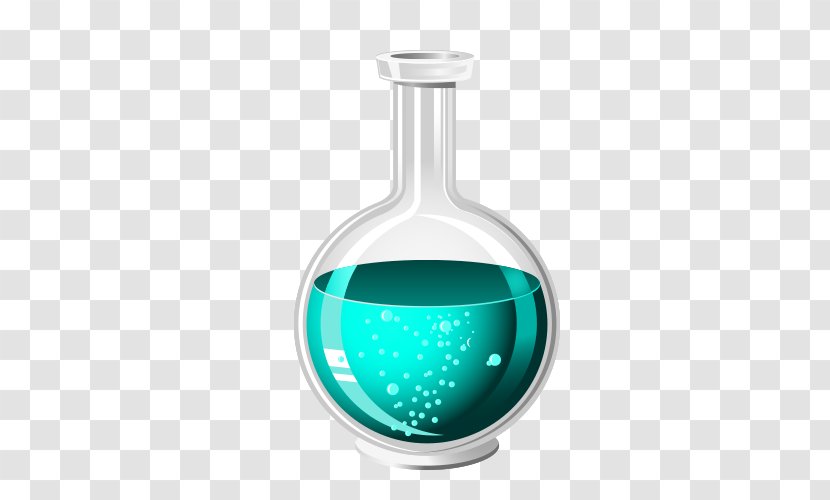 Laboratory Flask Chemistry Erlenmeyer Clip Art - Liquid - Bottle Material Transparent PNG