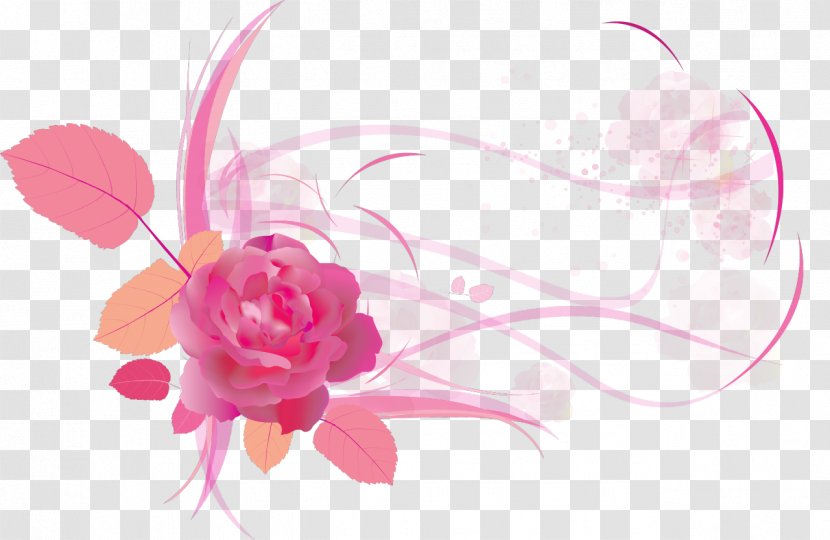 Flower Glass Garden Roses - Pink - Rose Transparent PNG