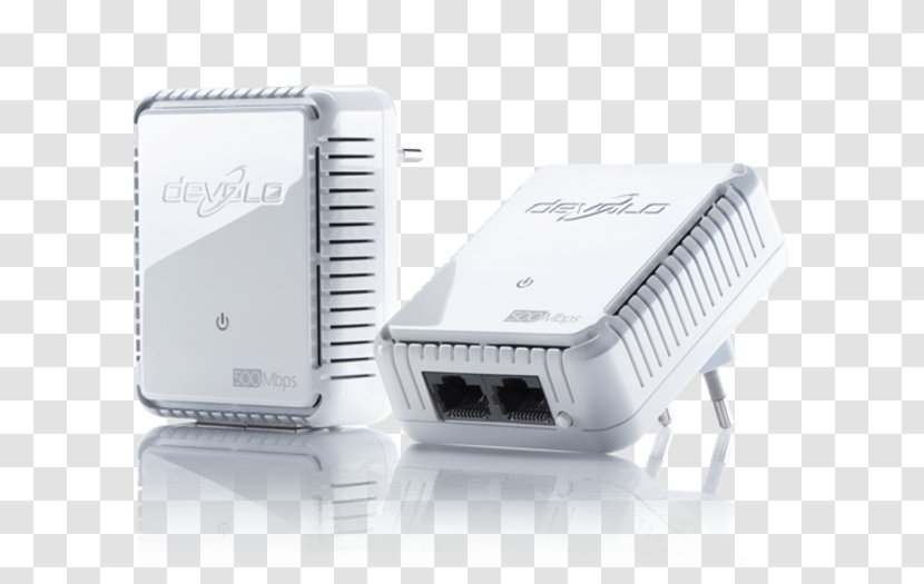PowerLAN Devolo Power-line Communication Adapter HomePlug - Hardware - Megabit Per Second Transparent PNG