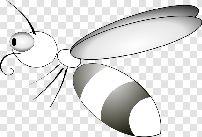 Bee Line Art Clip - Lighting Transparent PNG