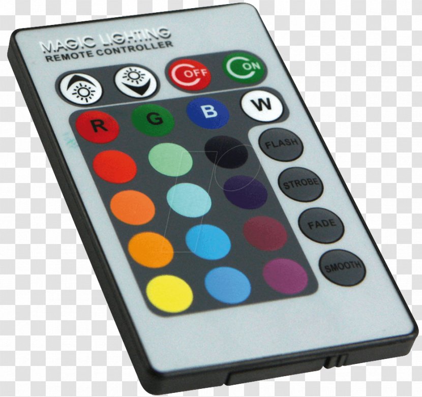 LED Strip Light Remote Controls Light-emitting Diode RGB Color Model - Led Transparent PNG