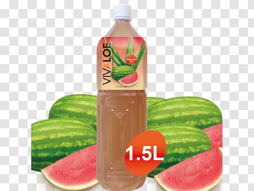 Watermelon Sugarcane Juice Aloe Vera Lemonade - Diet Food Transparent PNG