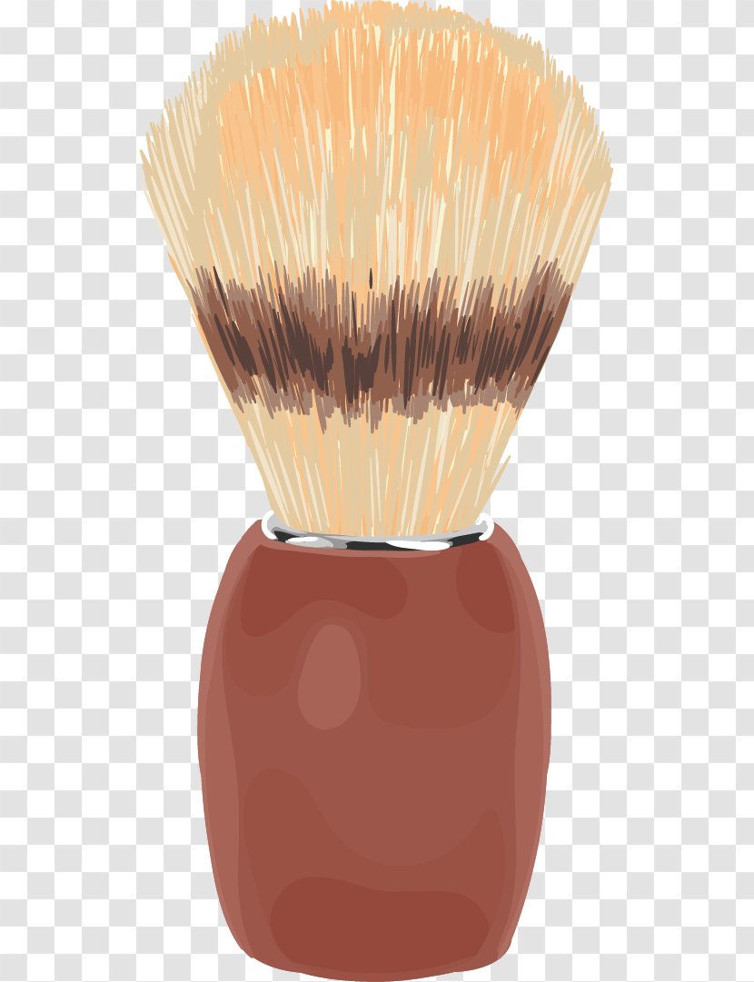 Makeup Brush Painting Barber - Cosmetics - Vector Hand-painted Transparent PNG