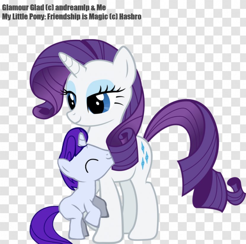 Rarity Twilight Sparkle Pony Applejack Rainbow Dash - Purple - My Little Transparent PNG