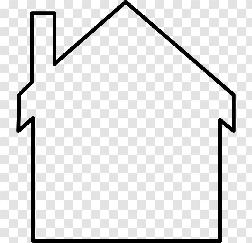 Gingerbread House Template Clip Art - White Transparent PNG