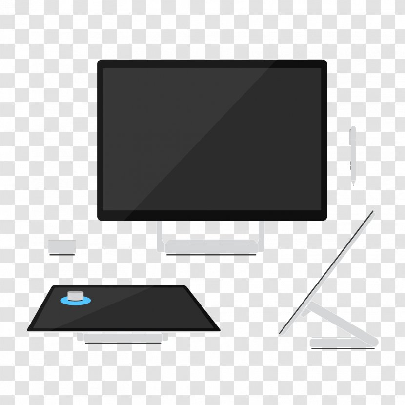 Computer Monitor Digital Data Poster - Accessory - Vector Fashion Transparent PNG