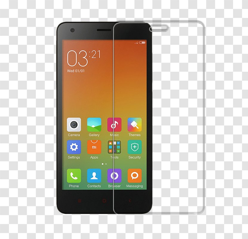 Xiaomi Redmi 2 Note 4 3 - Mobile Phone - Tempered Transparent PNG