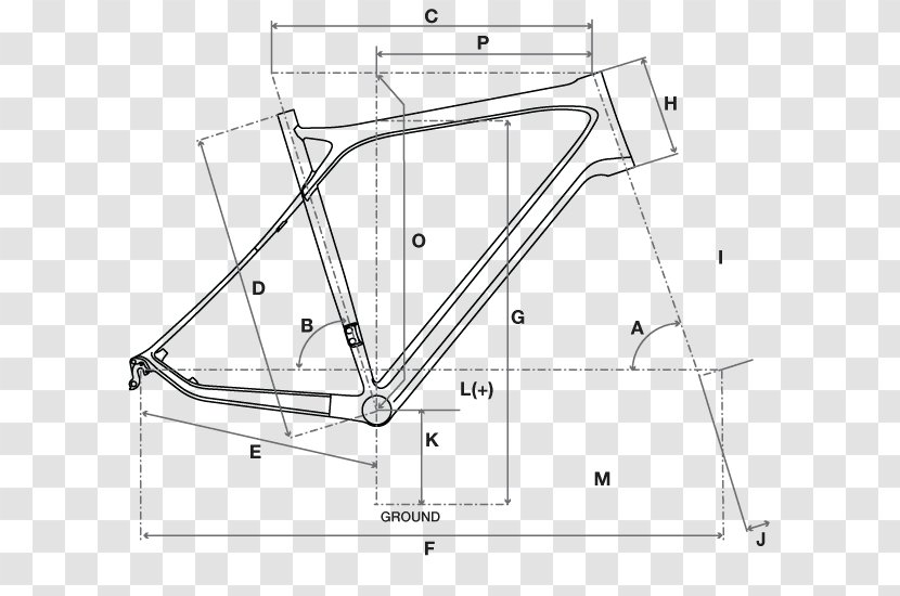 Racing Bicycle GT Bicycles Cycling Wheels - Diagram - Gt Grade Geometry Transparent PNG