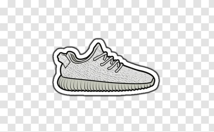 Adidas Yeezy Sneakers Drawing T-shirt - Originals Transparent PNG