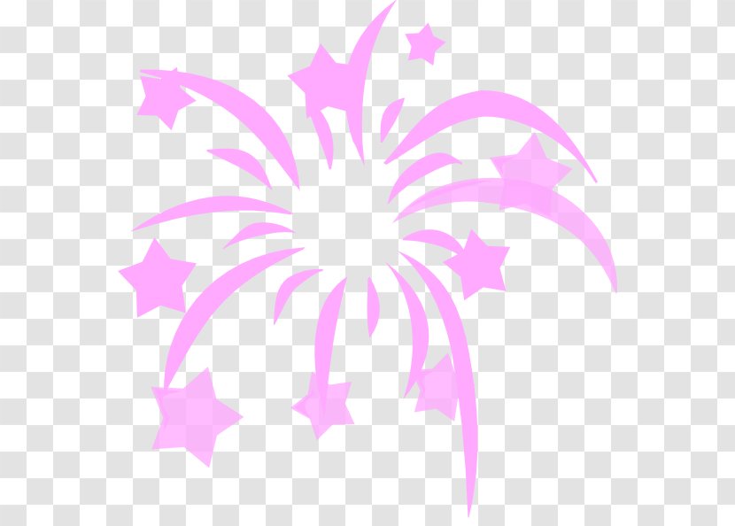 Fireworks Clip Art - Floral Design - Cute Cliparts Transparent PNG