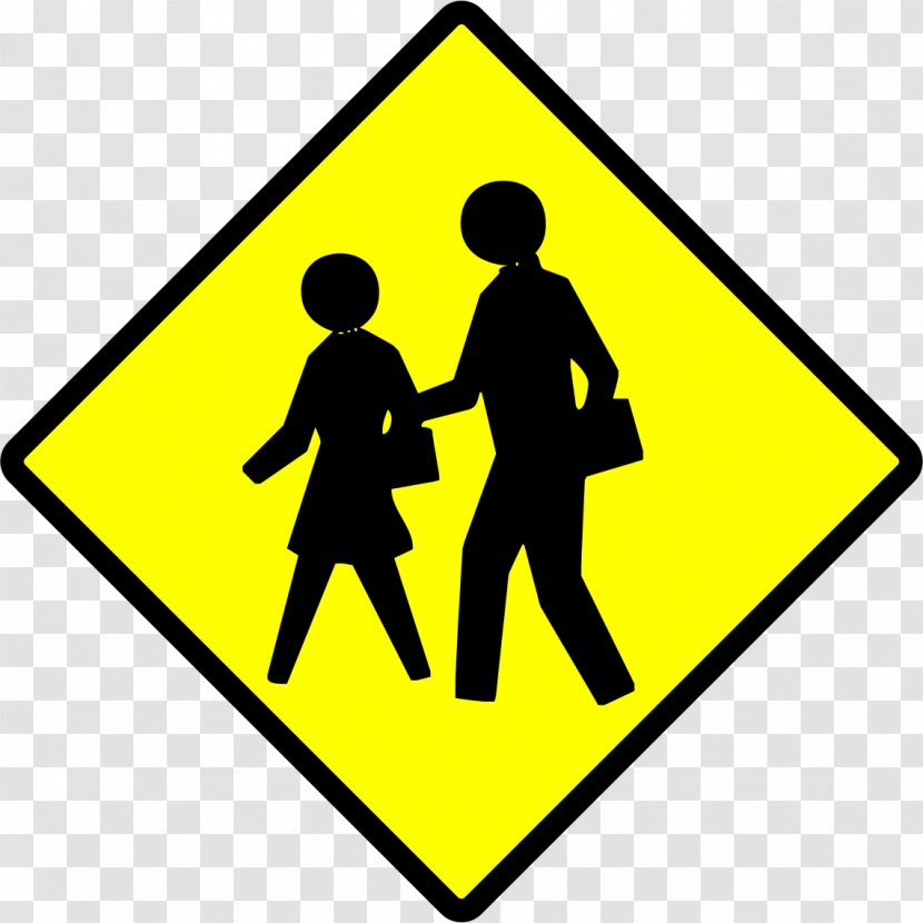 School Zone Traffic Sign Warning - Area - Road Transparent PNG