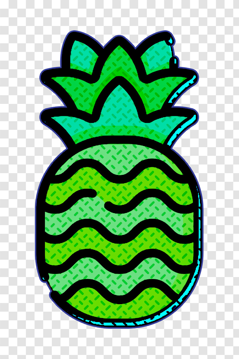 Summer Holidays Icon Fruit Icon Pineapple Icon Transparent PNG