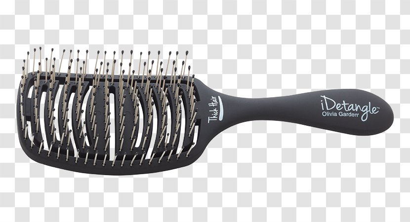 Comb Hairbrush Olivia Garden IDetangle Brush - Hair Dryers - Glamour Transparent PNG