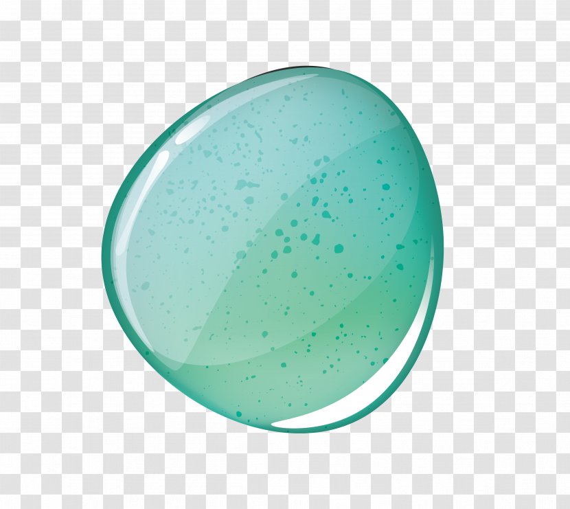 Turquoise Green Liquid Water - Aqua - Mint Crystal Stone Transparent PNG