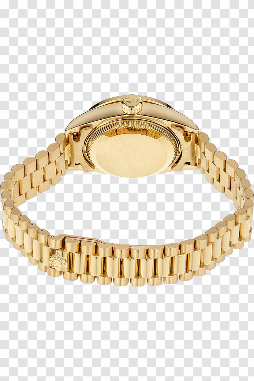 Bangle Bracelet Gold Oro Laminado Watch Strap - Platinum Transparent PNG