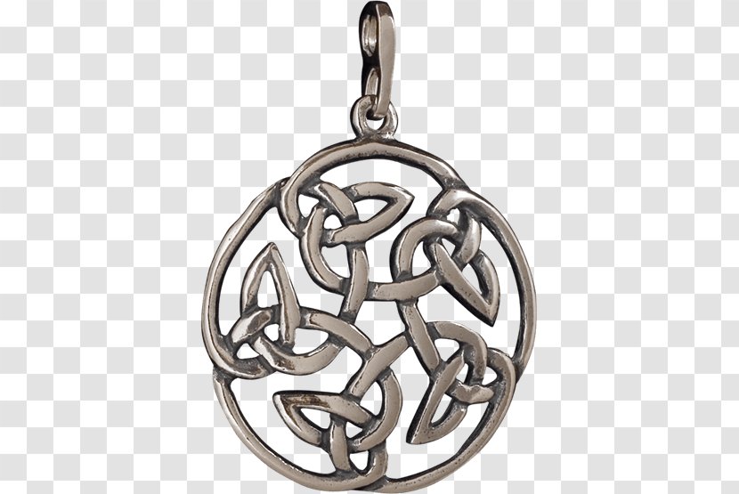 Locket Silver Body Jewellery Circle - Symbol - Gifts Knot Transparent PNG