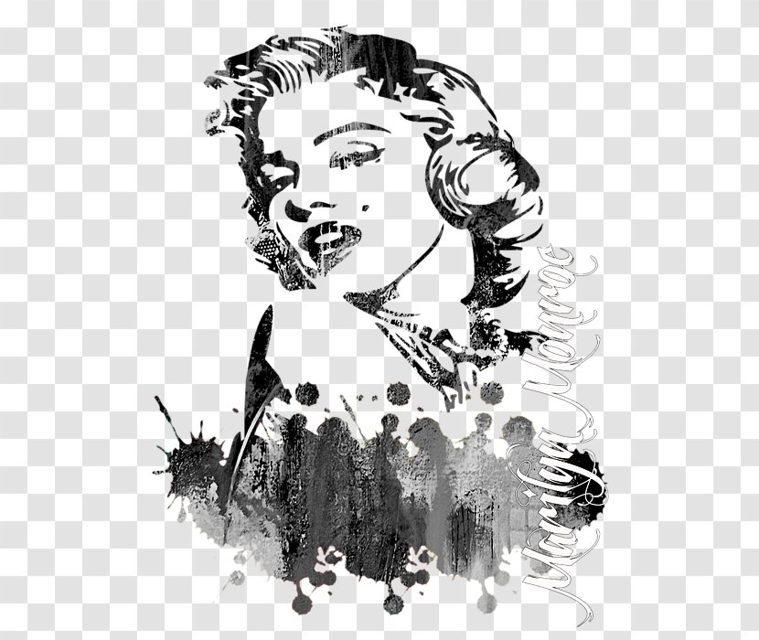 T-shirt Sticker Wall Decal Silhouette - Tshirt - Marilyn Monroe Transparent PNG