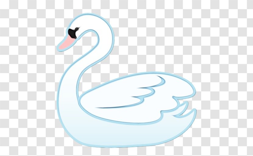 Emoji Symbols - Black Swan - Goose Transparent PNG