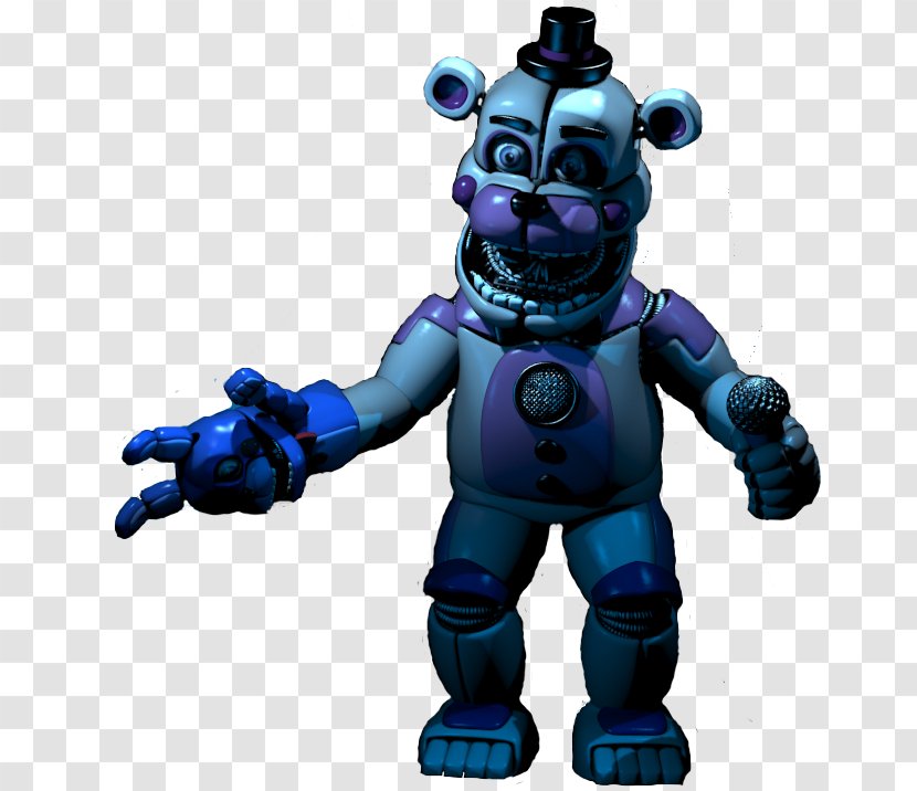 Five Nights At Freddy's: Sister Location Freddy Fazbear's Pizzeria Simulator Jump Scare - Action Toy Figures - Funtime Transparent PNG