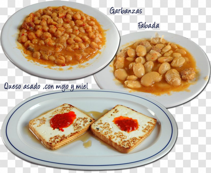 Bodegon 7 Islas Toast Full Breakfast Baked Beans Food - Canary Islands Transparent PNG